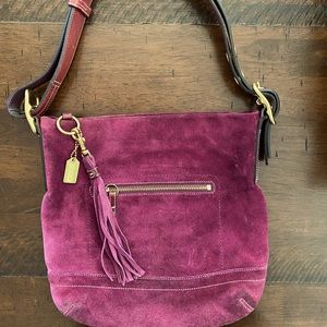 Coach Leather Suede Purse